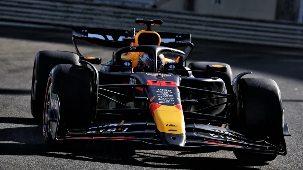 Yuki Tsunoda made his Red Bull test debut in Abu Dhabi