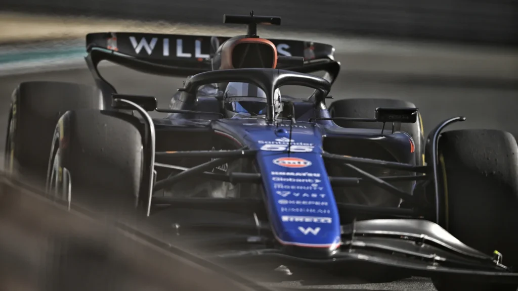 Carlos Sainz tested the Williams car in Abu Dhabi prior to his move in 2025