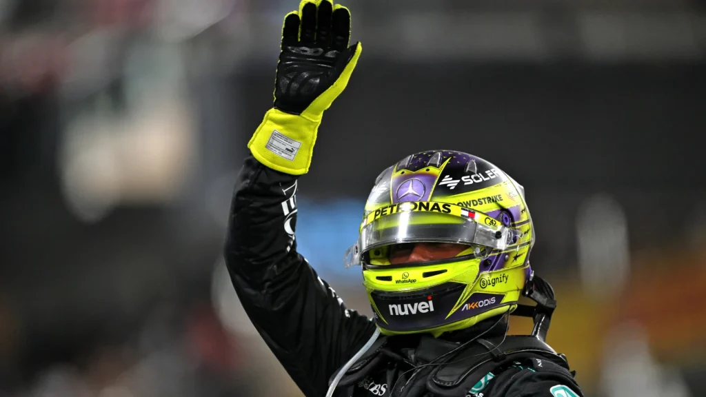 Lewis Hamilton concluded his Mercedes career in Abu Dhabi