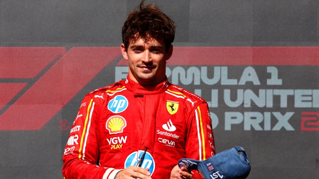 Charles Leclerc was pleased with his 2024 season with Ferrari