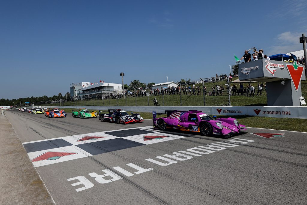 LMP2s fought vigorously at IMSA's only trip into Canada