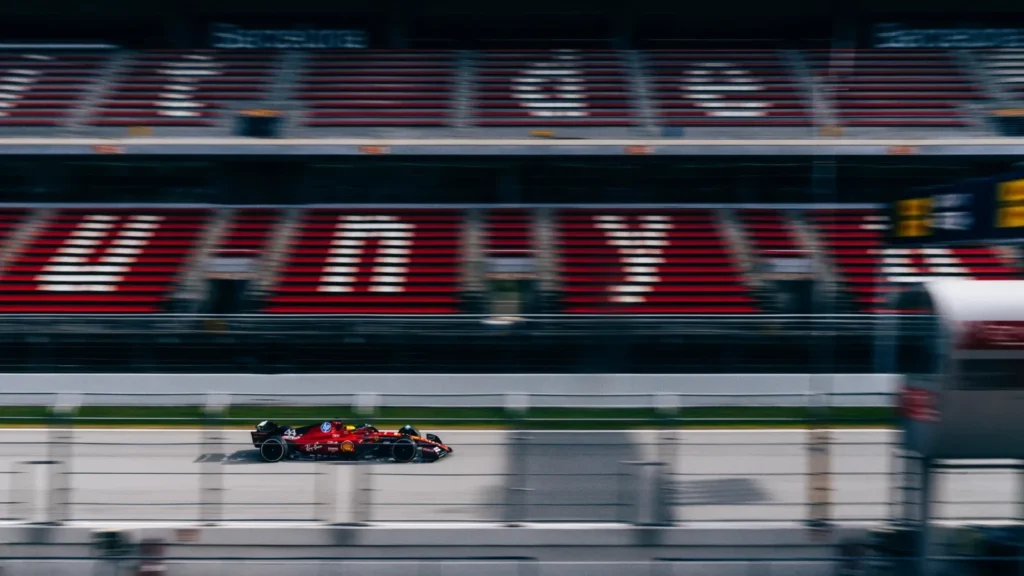 Lewis Hamilton crashed the Ferrari SF-23 during a test in Barcelona - Credit: Ferrari