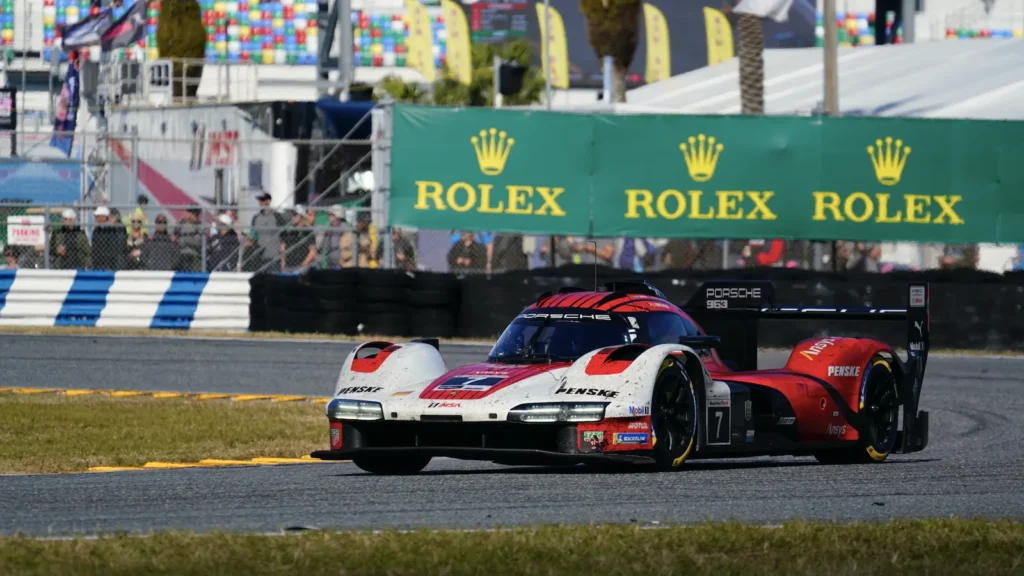 Nick Tandy won the 63rd running of the 24 Hours of Daytona with #7 Porsche Penske teammates Felipe Nasr and Laurens Vanthoor