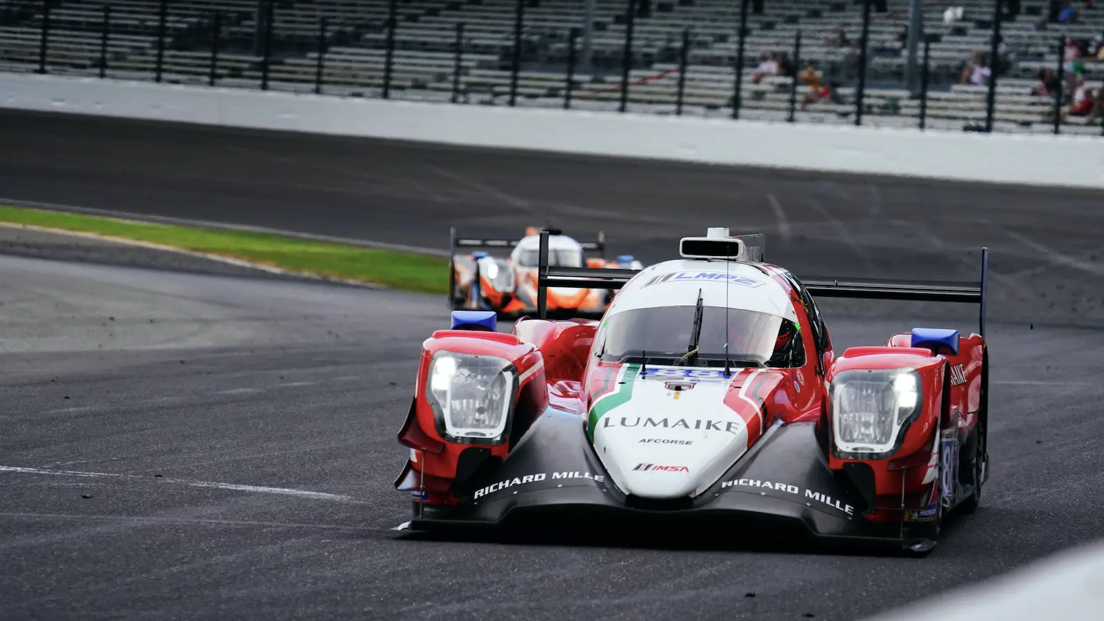 The #88 AF Corse Oreca 07 at the Battle on the Bricks, 2024