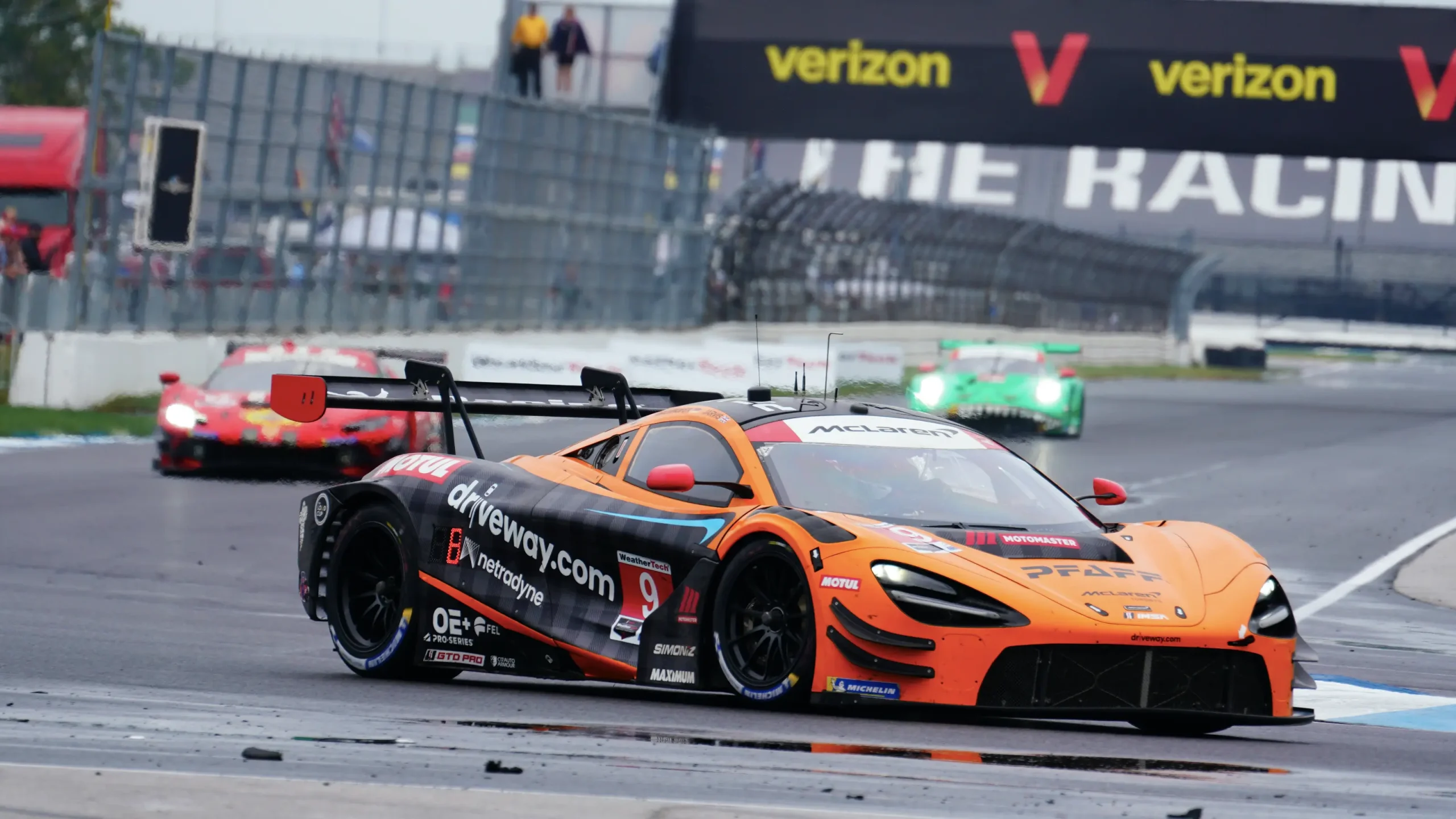 Pfaff Motorsports' #9 McLaren 720S GT3 EVO at the Battle on the Bricks, 2024