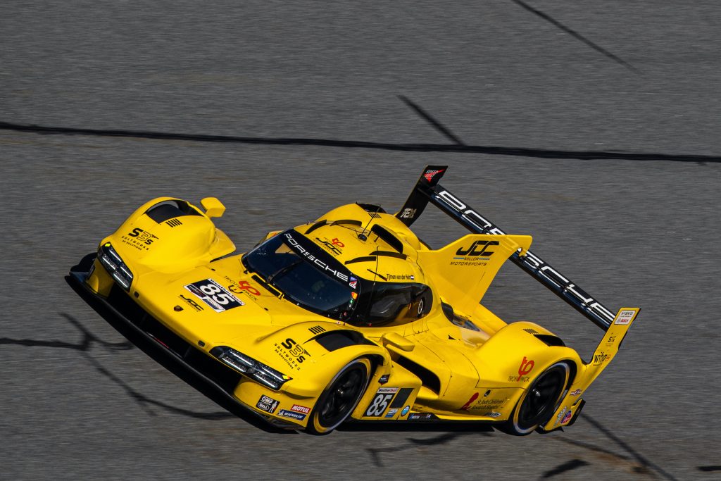 Tijmen van der Helm, Oliver Gray, Gianmaria Bruni, Pascal Wehrlein, and Chris Miller participated in the IMSA-sanctioned Daytona test