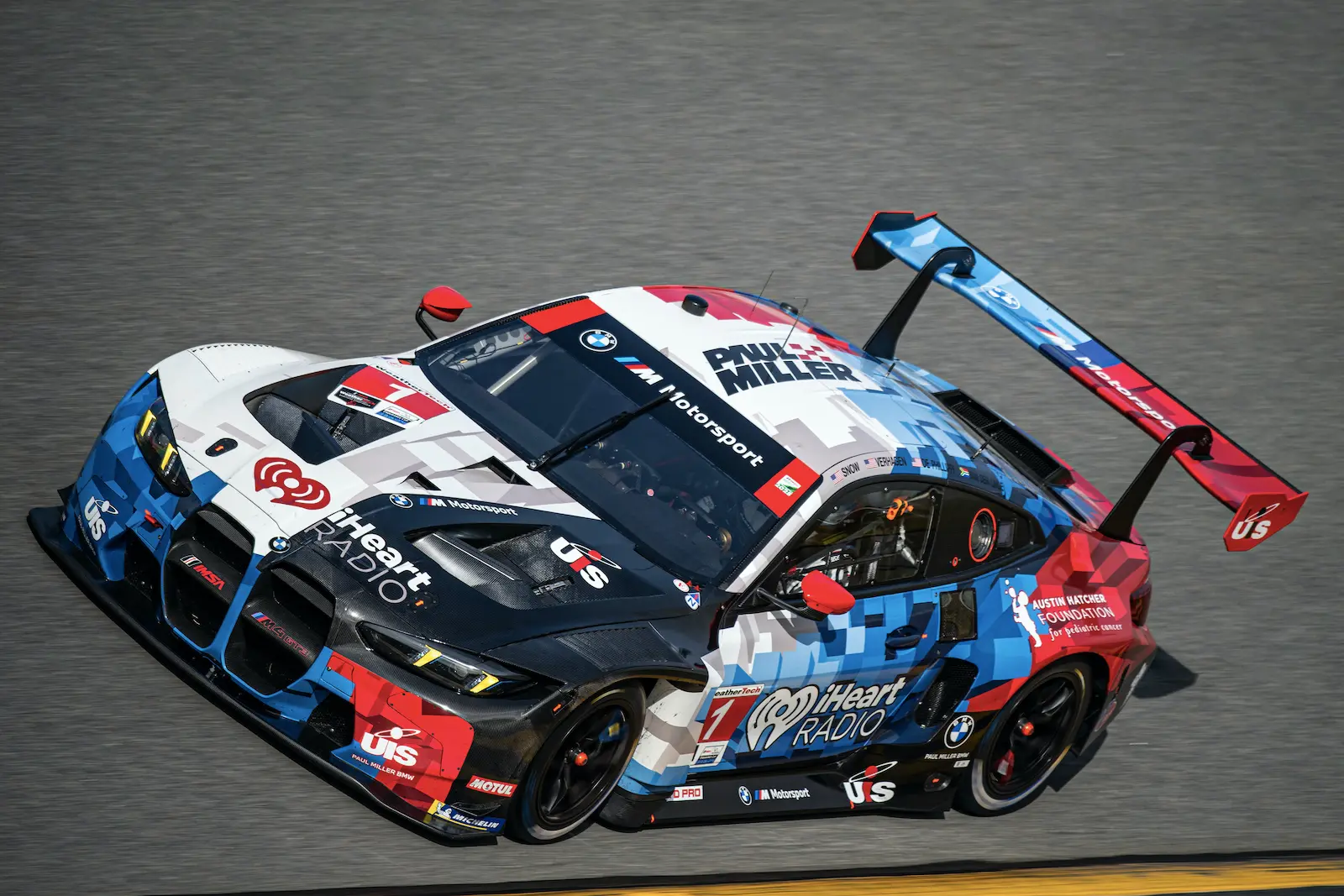 The #1 Paul Miller Racing BMW M4 GT3 EVO at the Roar Before the 24, 2025