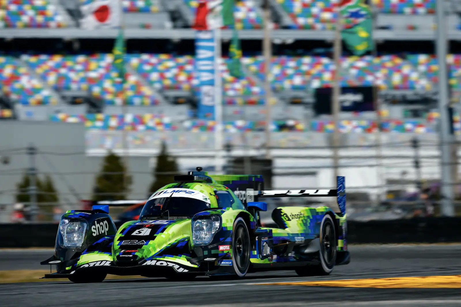 The #18 Era Motorsport Oreca 07 LMP2 at the Roar Before the 24, 2025