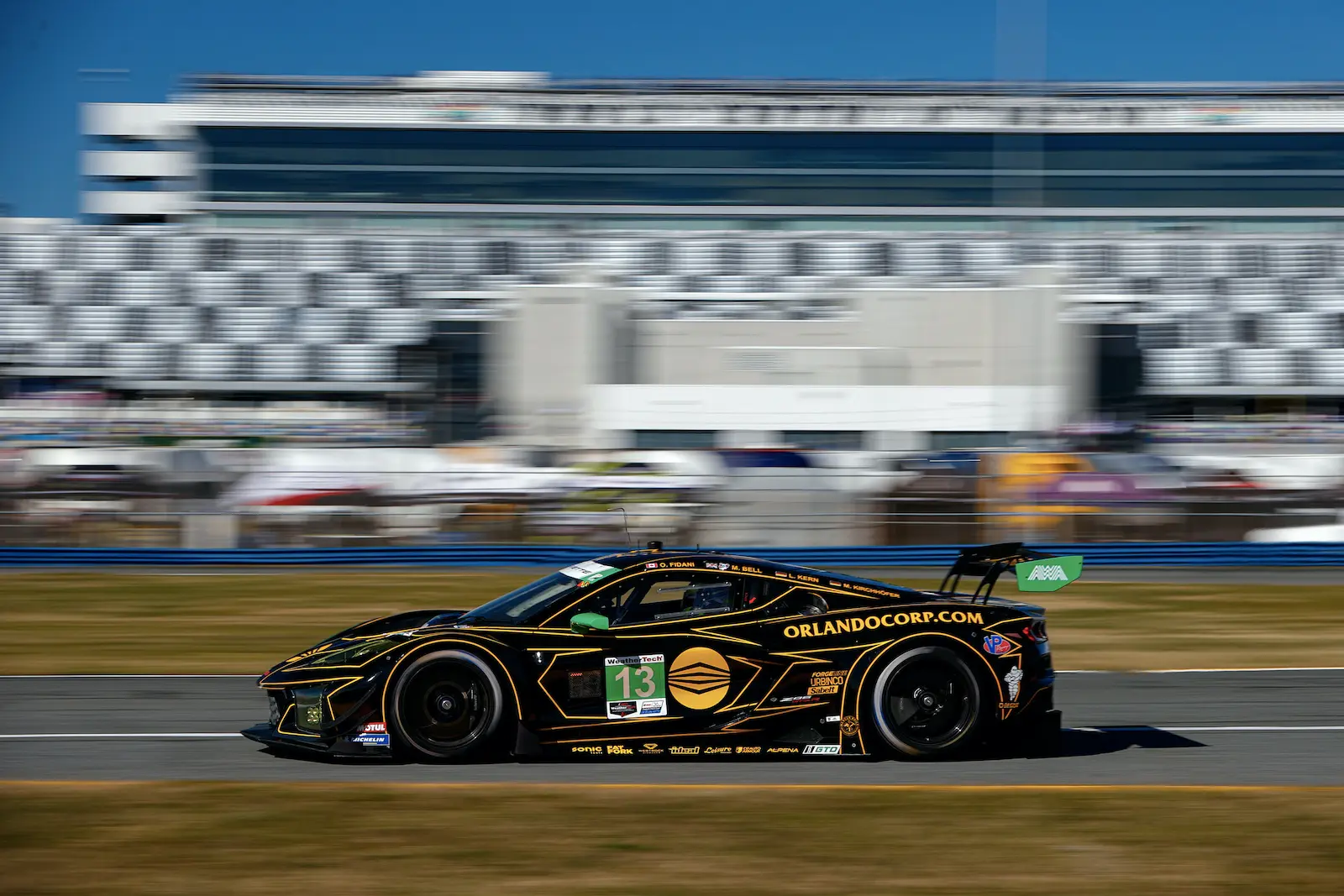 AWA's #13 Corvette Z06 GT3.R at the Roar Before the 24, 2025