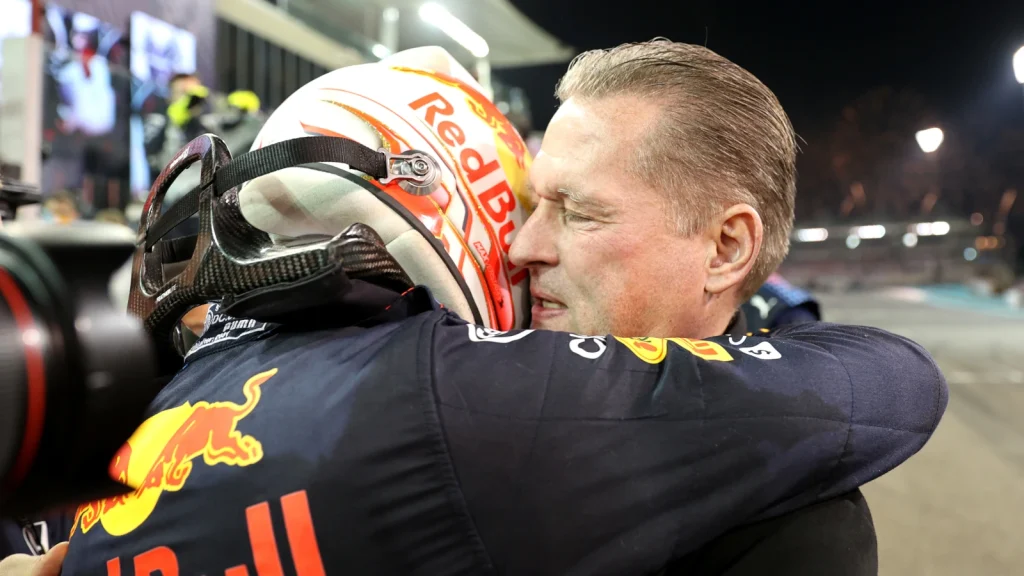 Jos Verstappen says that he and his son shared a moment where they 'reviewed his career in fast-forward' after winning his first World Championship back in 2021