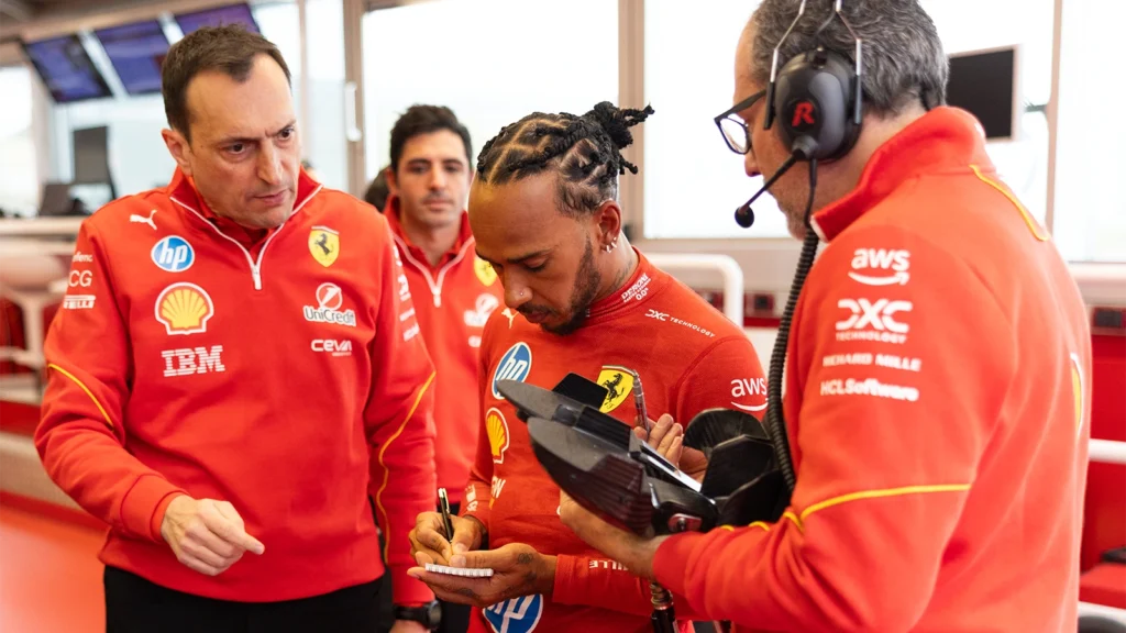 Lewis Hamilton has been working with his Ferrari engineers to make changes