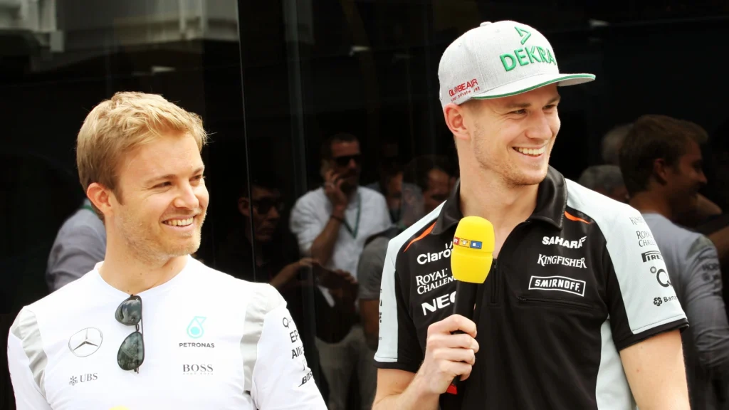 Nico Rosberg feels that Nico Hulkenberg had 'these phases where he just wasn't good enough' in F1