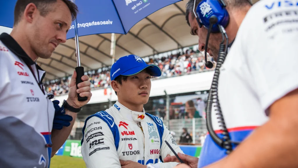 Yuki Tsunoda has not altered his approach despite the change around him at Racing Bulls