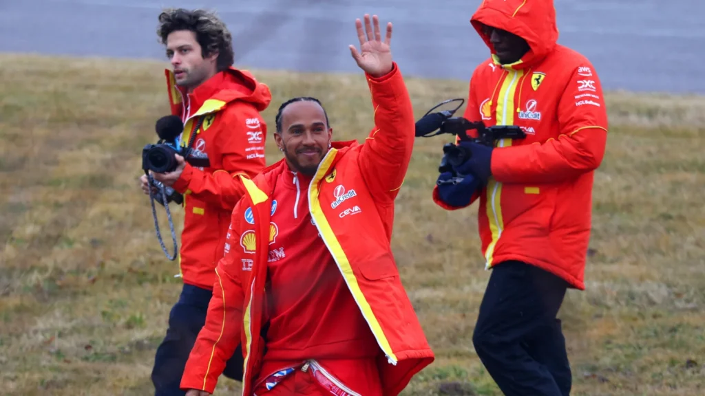 Lewis Hamilton has created a huge buzz at Ferrari