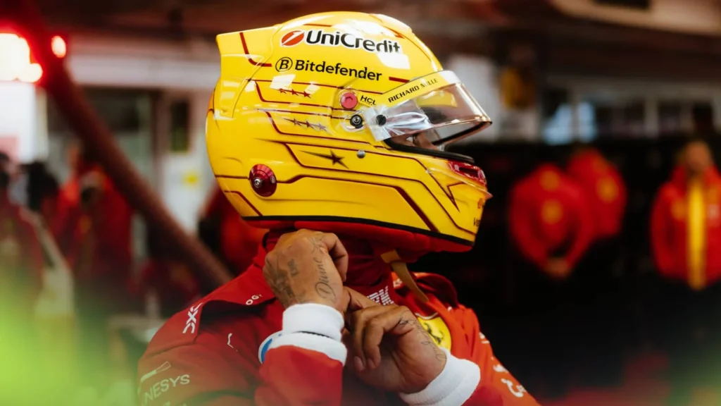 Lewis Hamilton is bidding to win a record eighth title at Ferrari