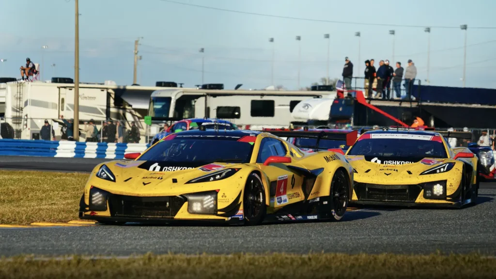 Ford put two cars on the GTD Pro podium unlike Corvette