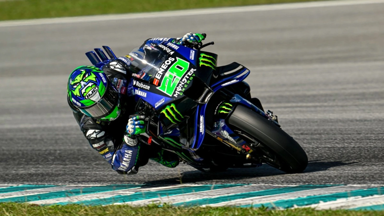 Fabio Quartararo at the Buriram MotoGP test for Yamaha