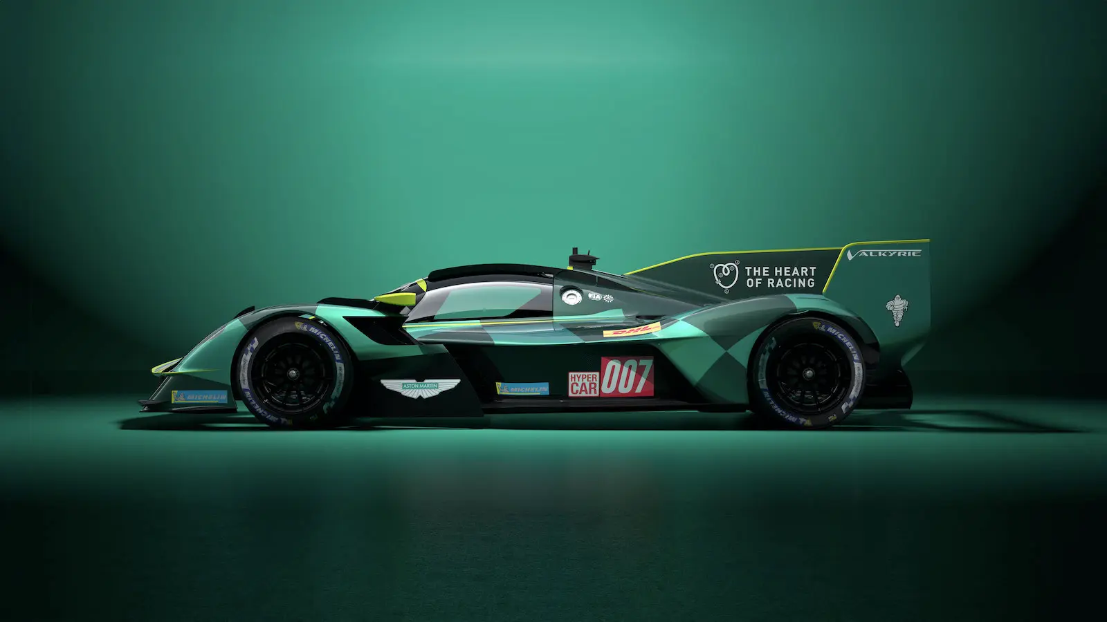 The #007 and the #009 Aston Martin Valkyries will compete in the FIA World Endurance Championship