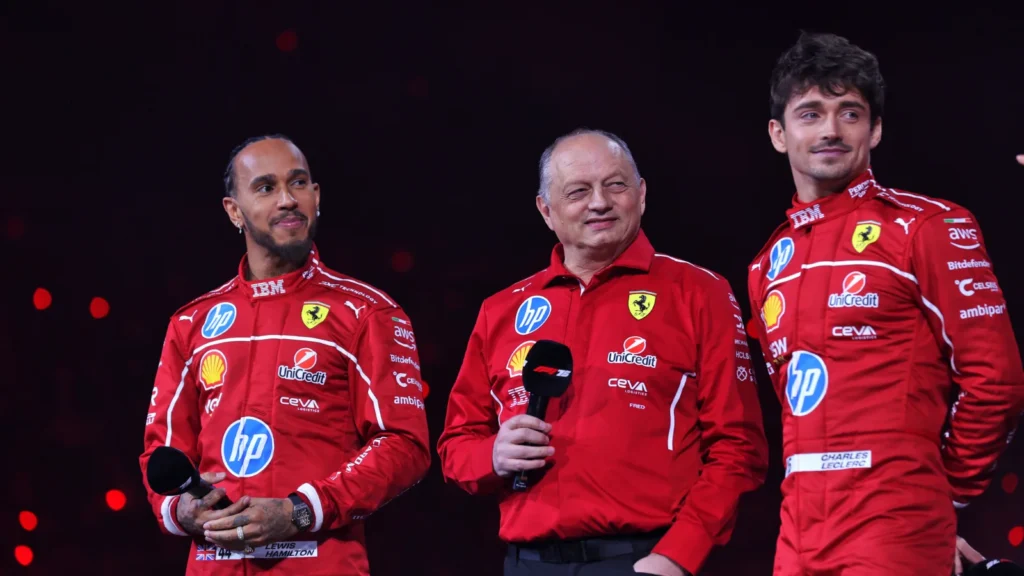 Ferrari has no qualms about the competition between Lewis Hamilton and Charles Leclerc