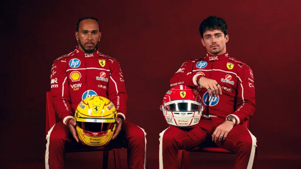 Charles Leclerc is relishing the chance to work alongside Lewis Hamilton - Credit: Ferrari