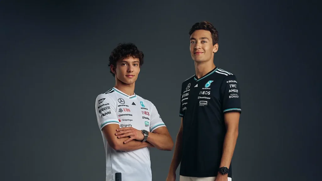 Mercedes has revealed the Adidas team gear it will be wearing during 2025