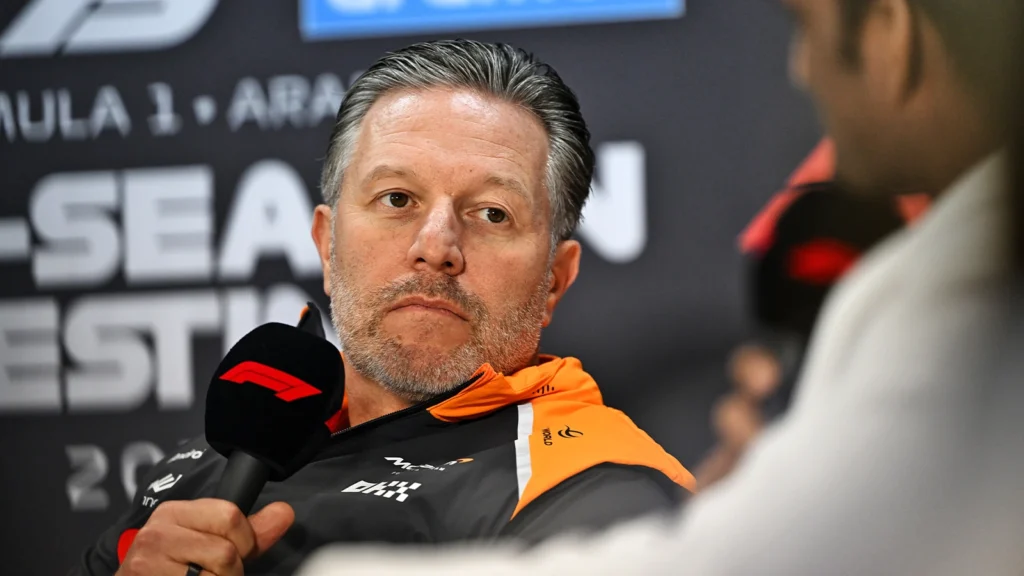 Zak Brown saw few issues with the booing at F1 75