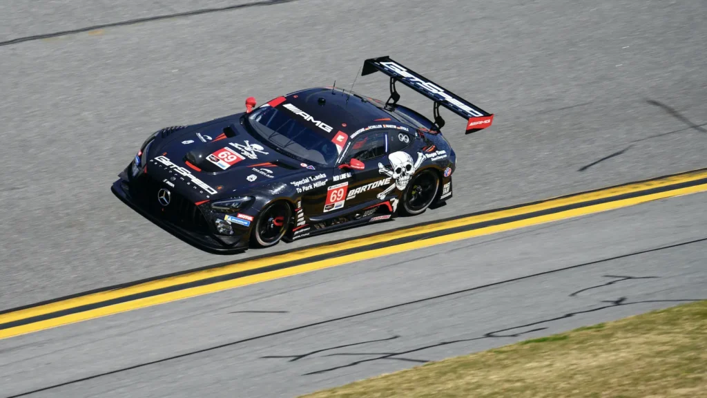 Luca Stolz raced in the 24 Hours of Daytona on 25-26 January in Getspeed's #69 Mercedes-AMG GT3