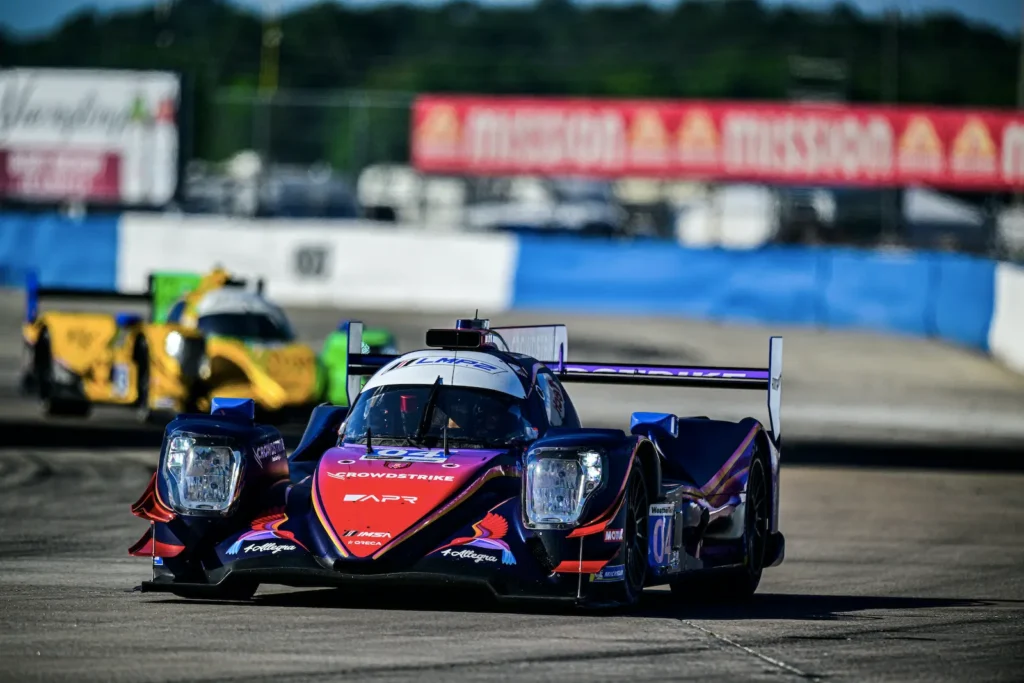 Crowdstrike Racing by APR led the charge comfortably in the LMP2 class