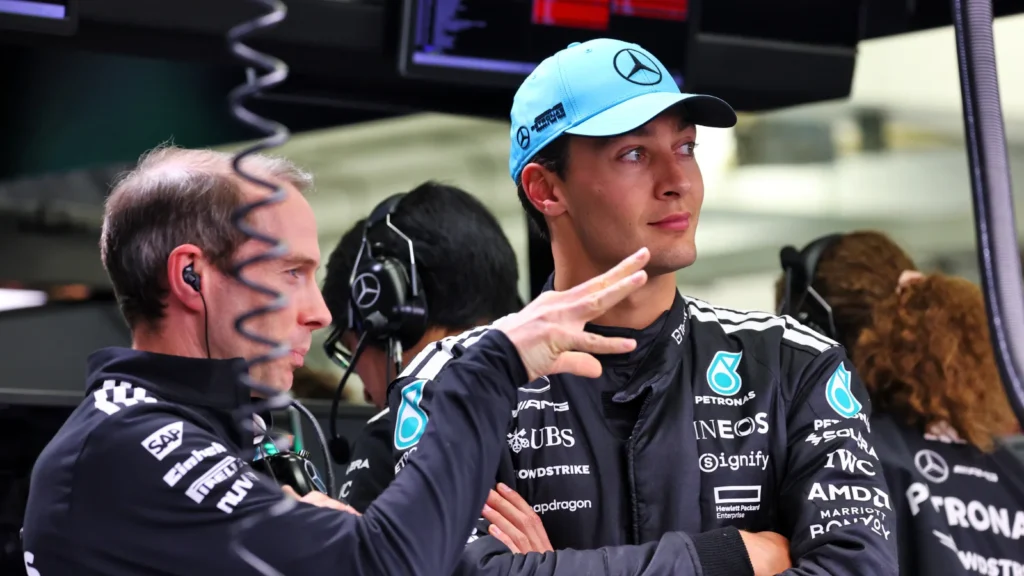 George Russell is hopeful Mercedes can make a strong start to the 2025 campaign