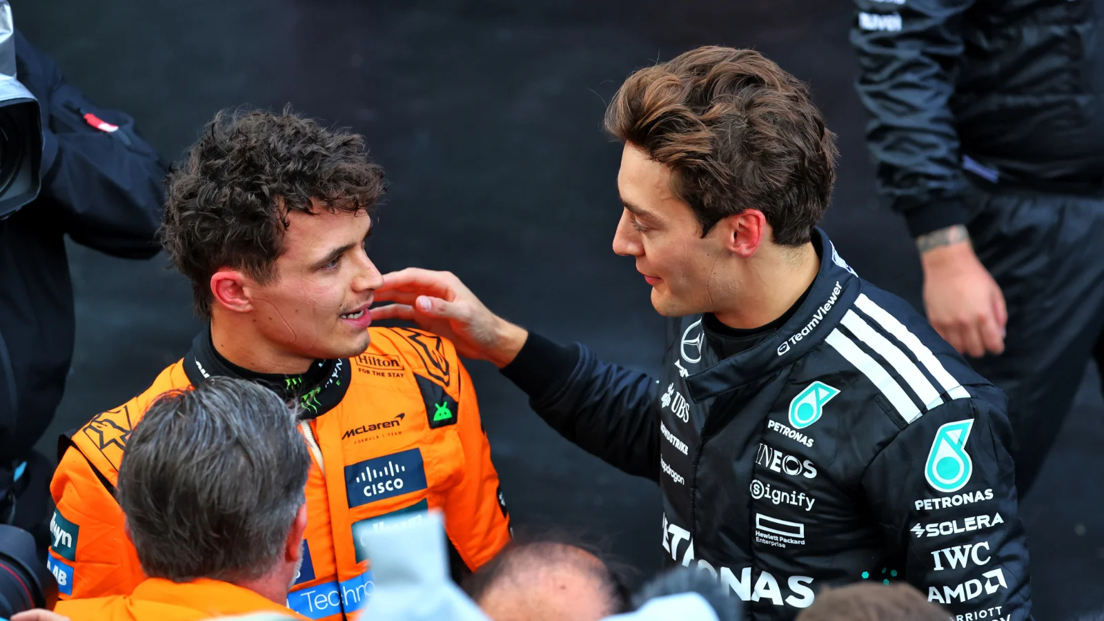 Lando Norris dismisses George Russell claim over McLaren F1 dominance ...