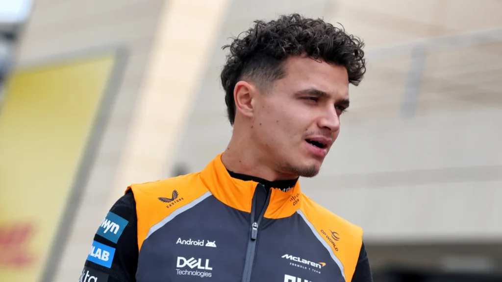 Lando Norris enjoys the pressure associated with the title favorite