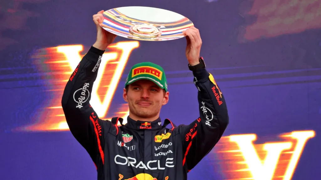 Max Verstappen salvaged second place in the Australian GP