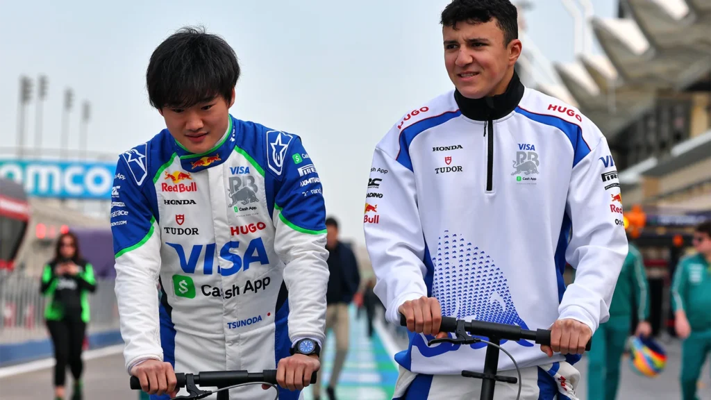 Isack Hadjar gets on well with Yuki Tsunoda, but wants to beat his Racing Bulls team-mate in his rookie F1 season