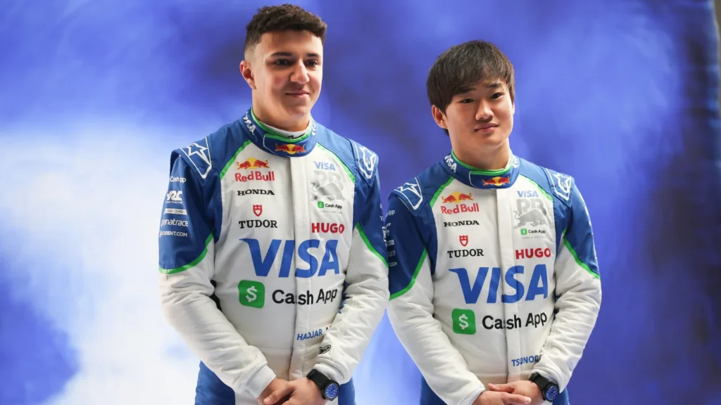 Yuki Tsunoda is relishing the chance to step up at Racing Bulls with a rookie team-mate in Isack Hadjar