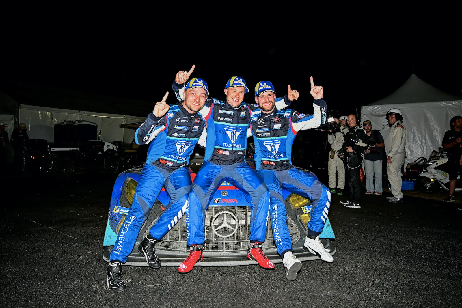 Winward Racing won the 12 Hours of Sebring in the GTD class